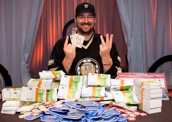 Hellmuth's 13th bracelet win