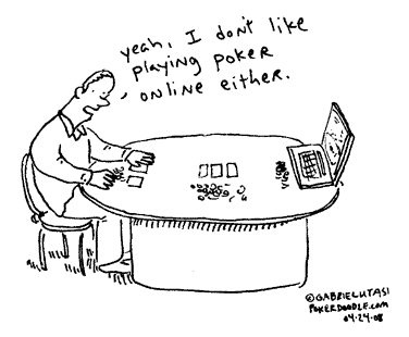 Live online poker cartoon