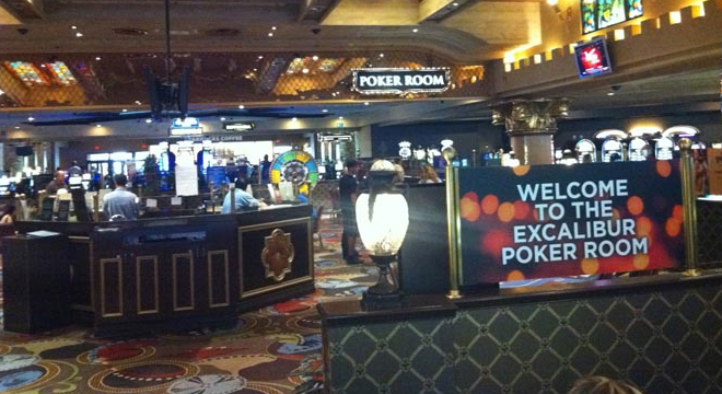 Excalibur poker room