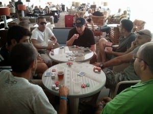 company poker game