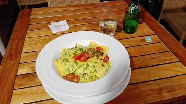 spinach and ricotta ravioli