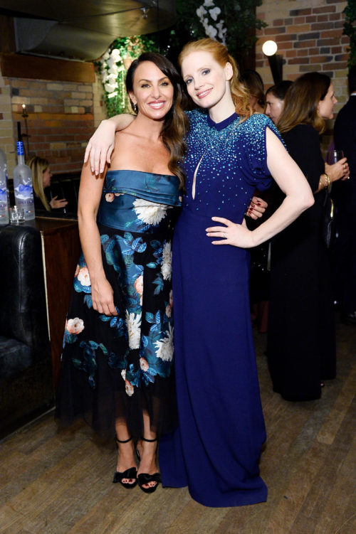 Molly Bloom and Jessica Chastain