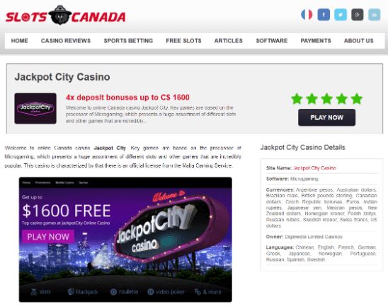 slots Canada