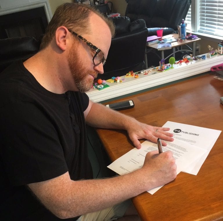 Lance Bradley signing