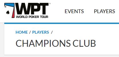 WPT Champions club