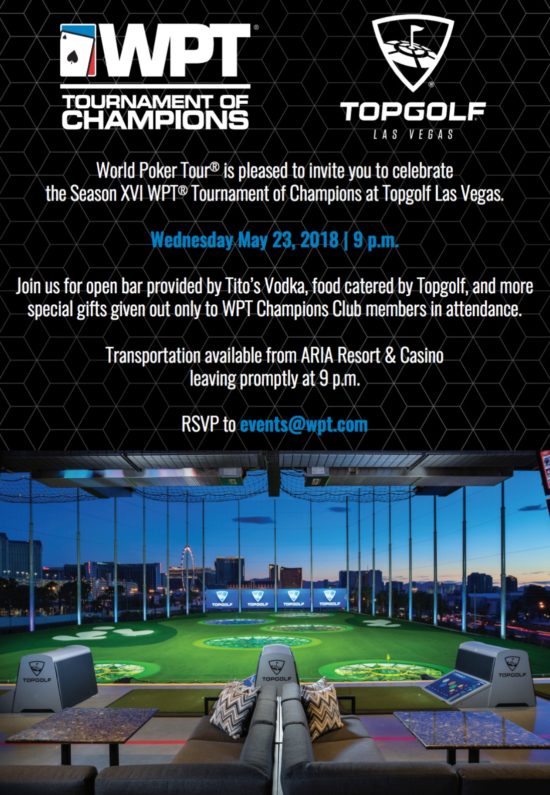 WPT Top Golf Party