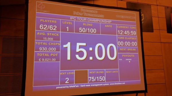 poker tournament clock