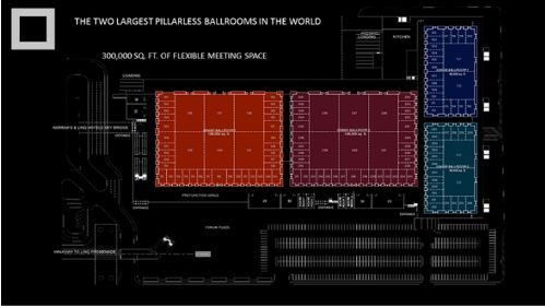 Caesars Forum floor plan