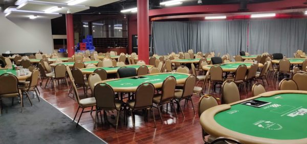 Rio bowling alley poker room