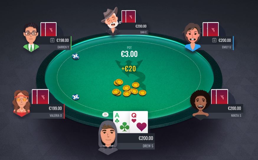 Run It Once Poker splash pot