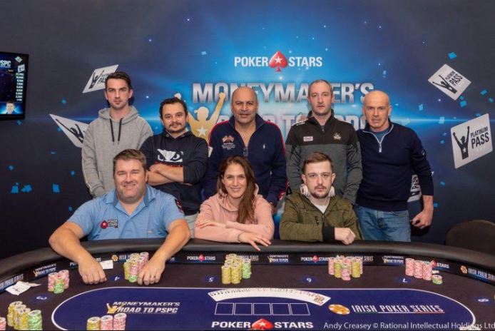 Chris Moneymaker makes final table in Dublin