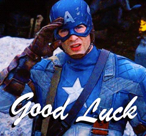 good luck