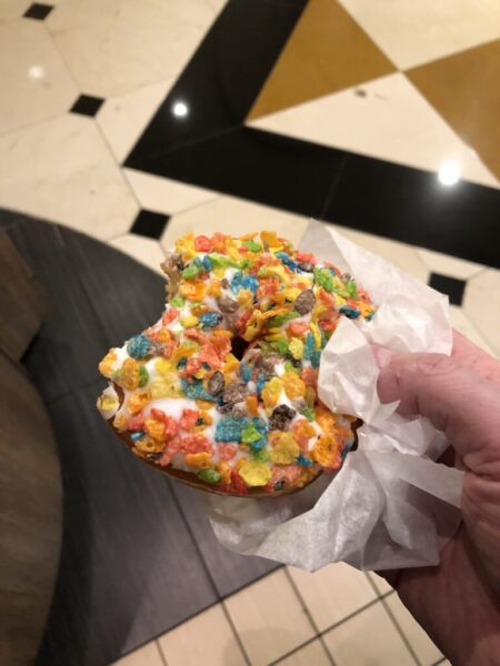 Westgate Fruity Pebbles donut