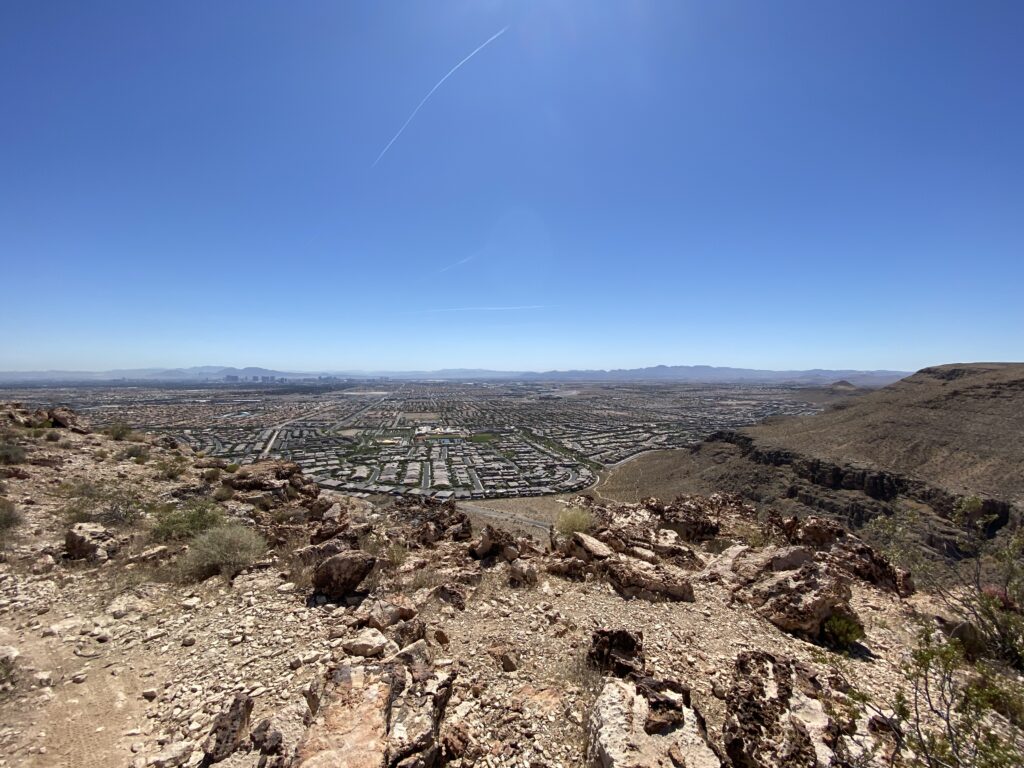 Vegas Strip from the mountains