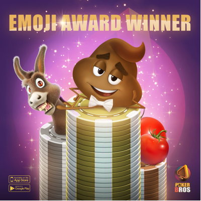 Emoji award winner PokerBROS