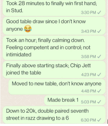 whatsapp notes on 8-game mix tournament