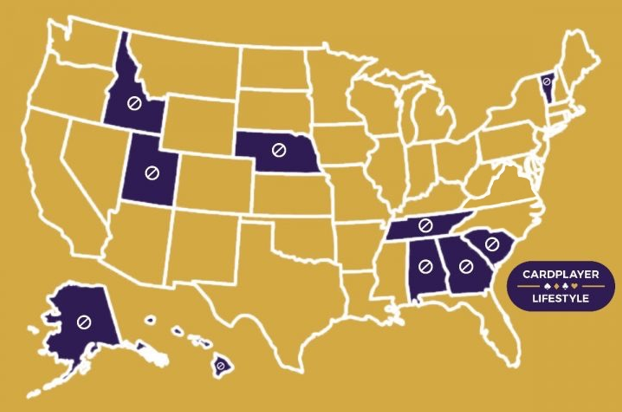 illegal US poker states map