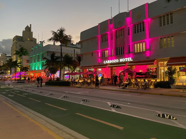 South Beach Florida nighttime