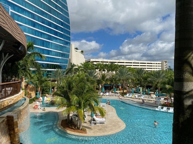 Poolside Seminole Hard Rock Hollywood Florida