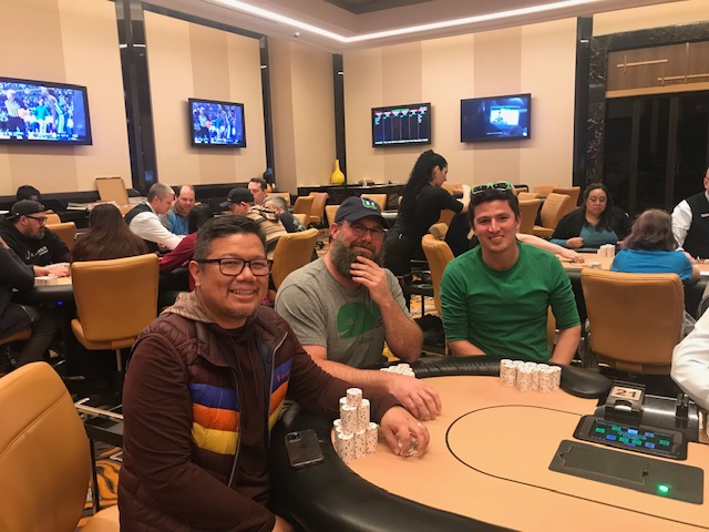 Mike, Brian, and Scott at Cardplayer Lifestyle's Mixed Game Festival IV