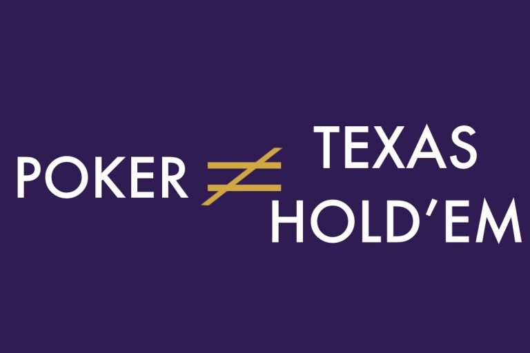 poker vs. Texas Hold'em