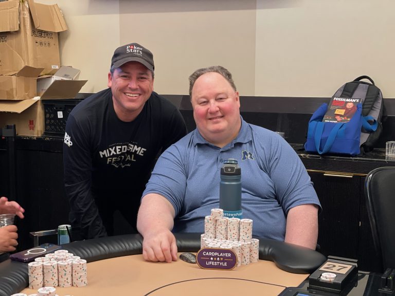 Greg Raymer and Robbie Strazynski