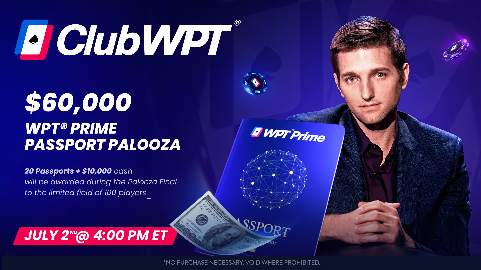 clubWPT passport palooza