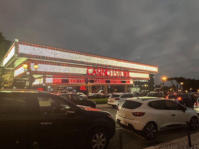 Casino Estoril at night