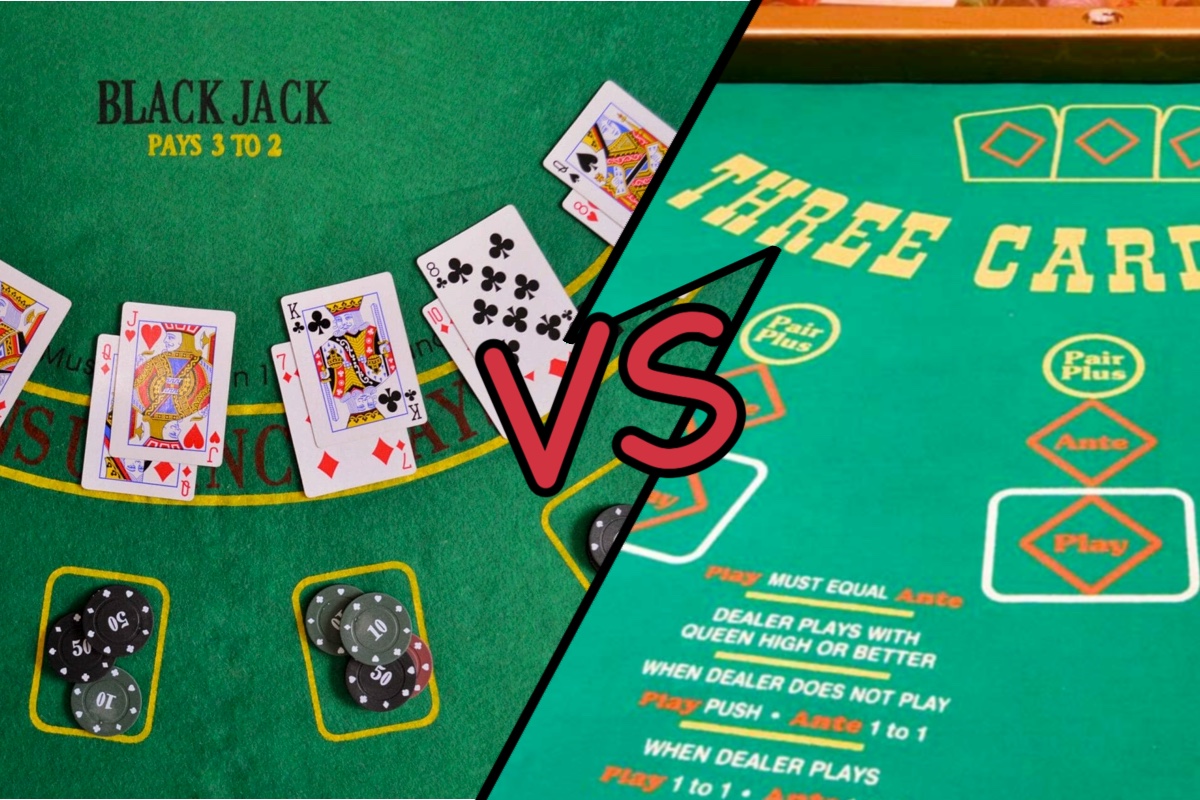 Blackjack v 3-Card Poker