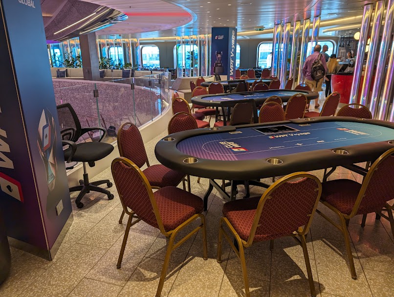 WPT Voyage poker tables