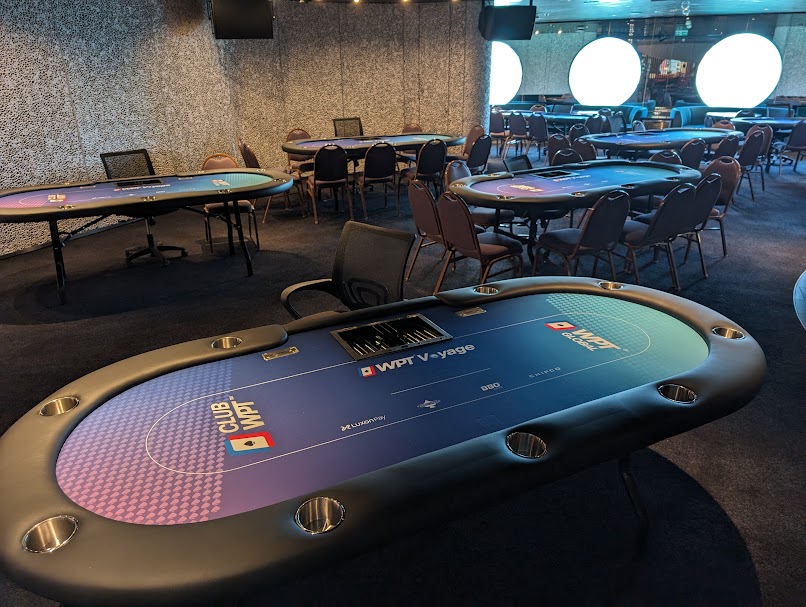 WPT Voyage poker tables