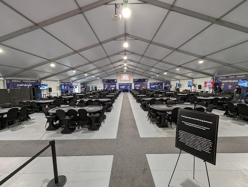 Playground Poker tent