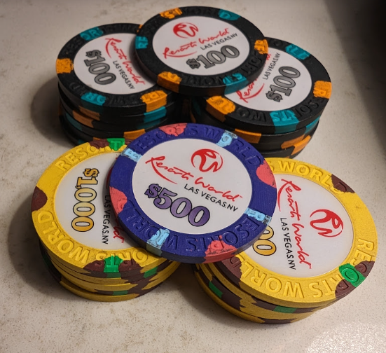 poker chips Resorts World