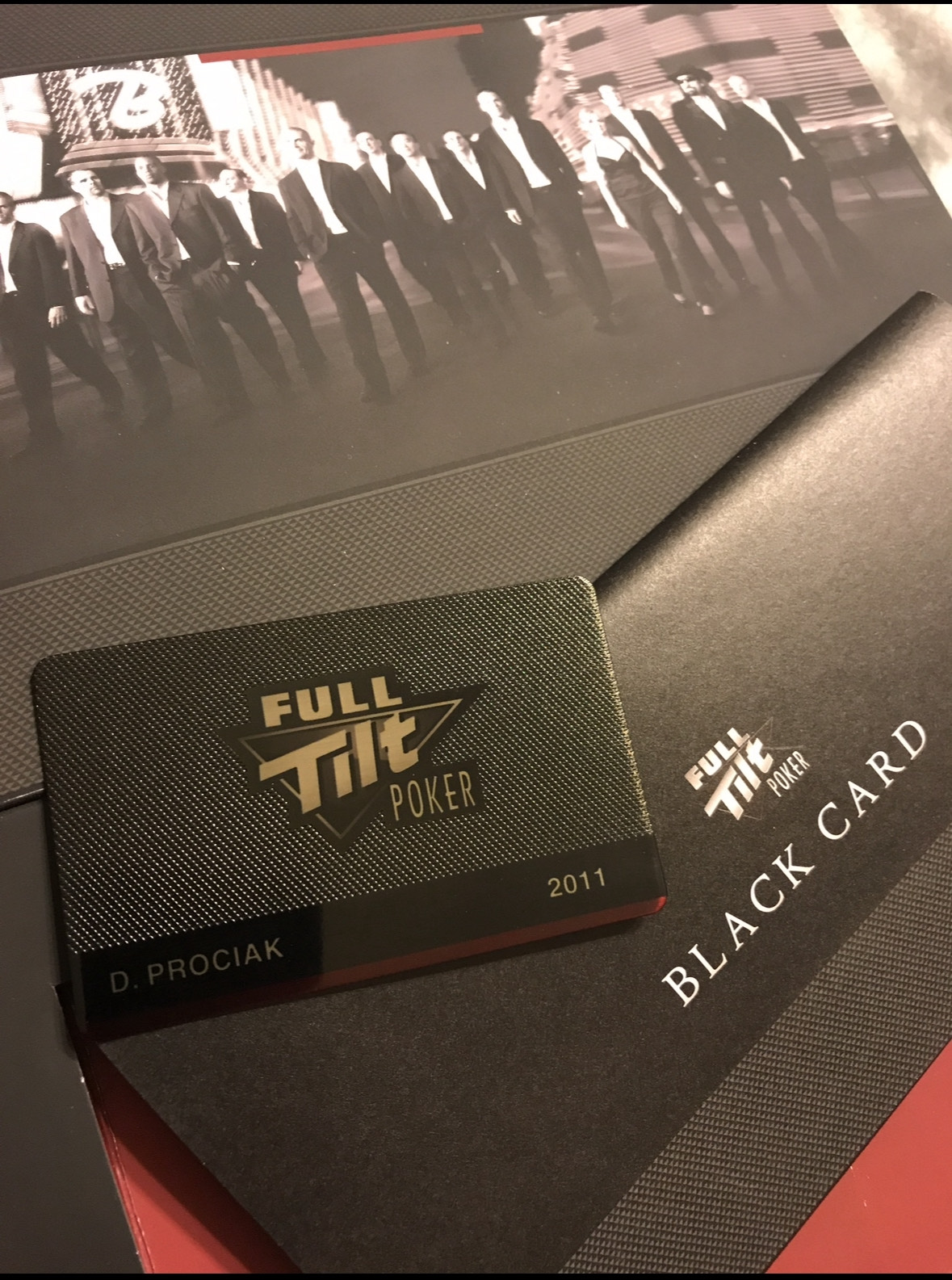 David Prociak Full Tilt Black Card