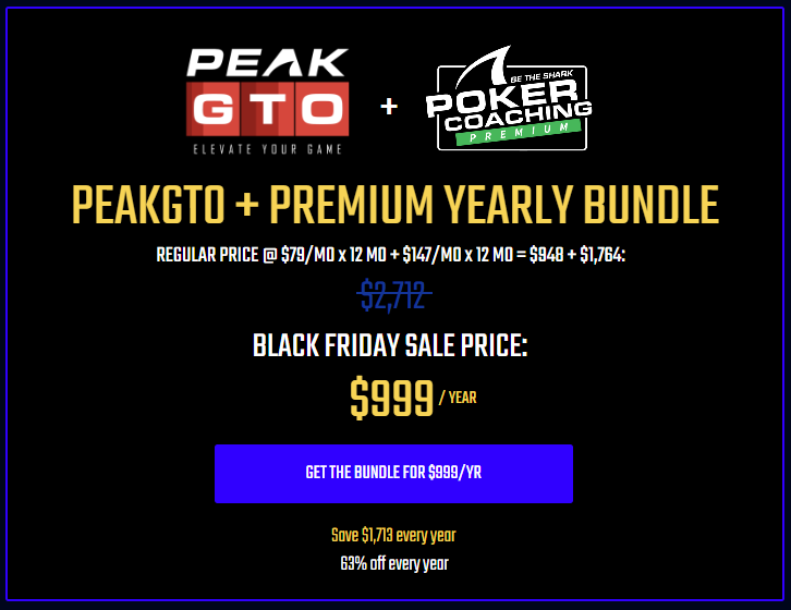 Pokercoaching.com Black Friday