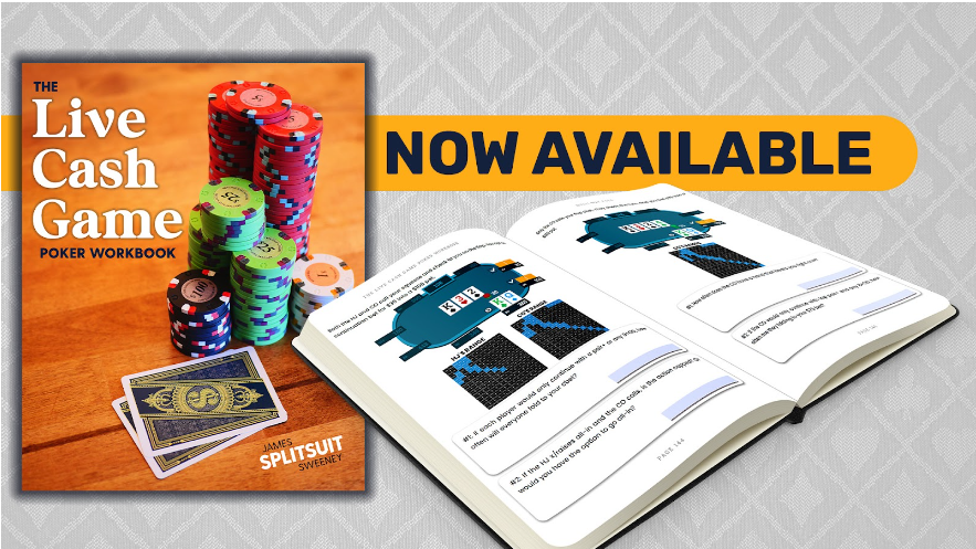 Live cash game poker workbook by SplitSuit