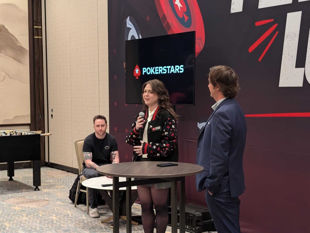 PokerStars Ambassadors - Caitlin Comeskey at PokerStars Player Lounge