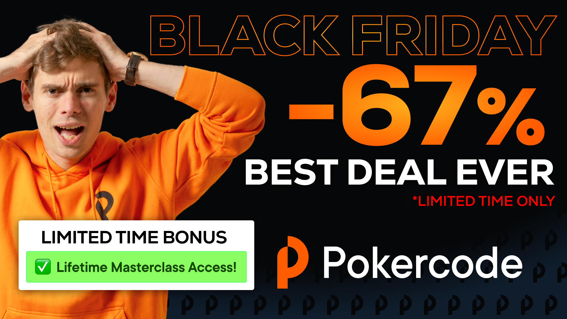 Pokercode Black Friday sale