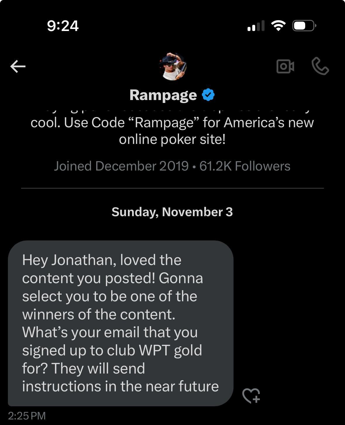 Rampage Golden Passport