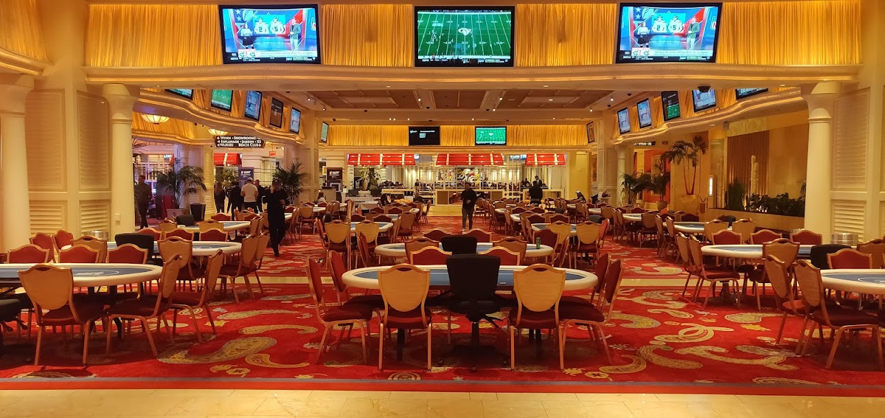 Wynn poker tournament area