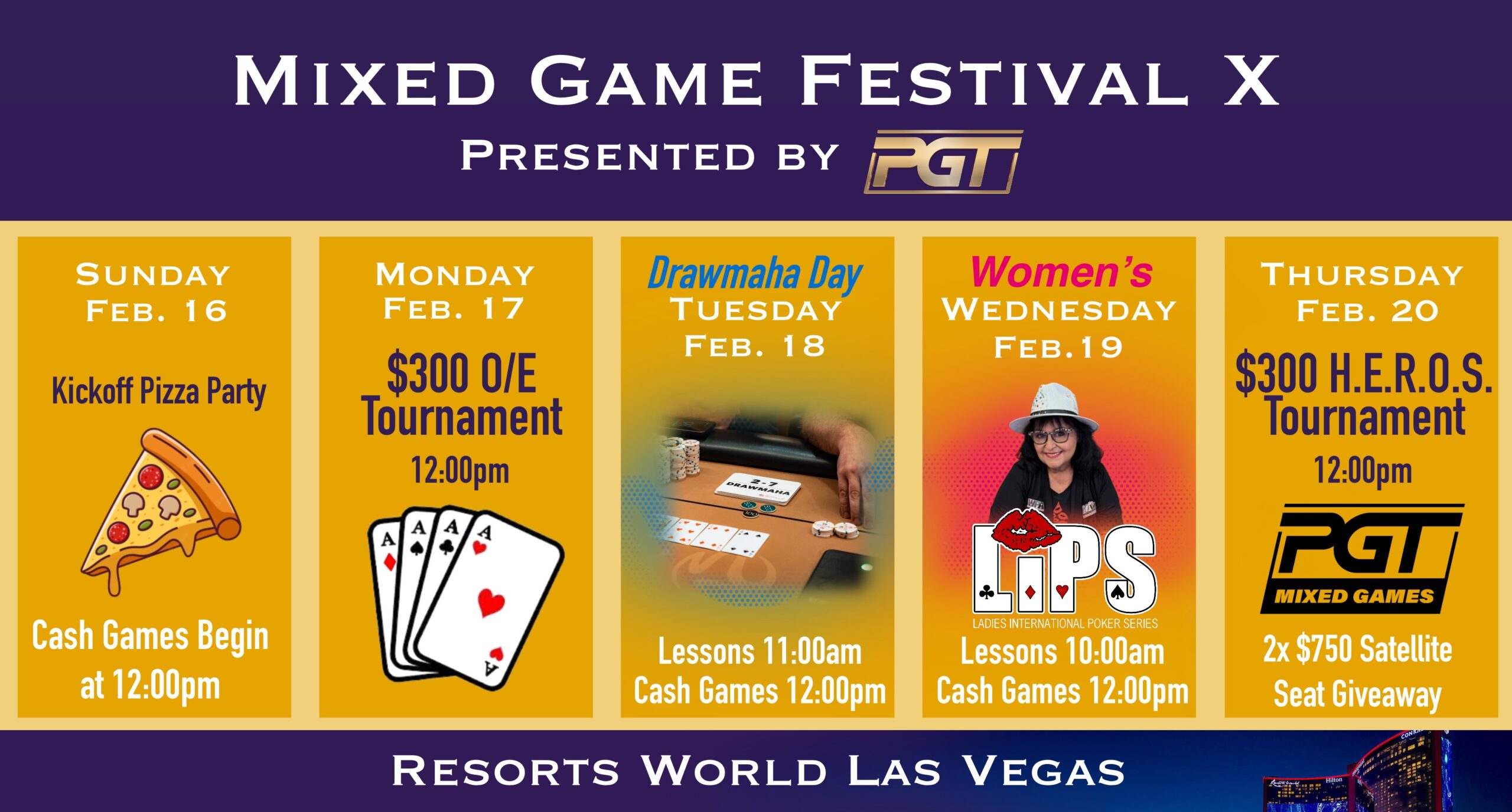 Mixed Game Festival X schedule