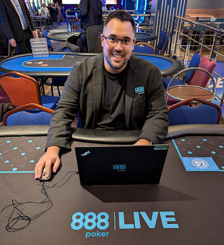 Joaquin Vidales 888poker LIVE events manager