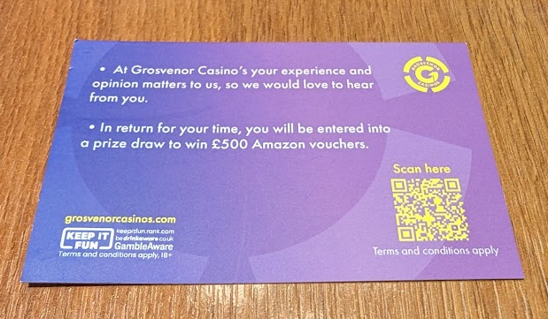 Grosvenor Casinos Your Opinion Counts