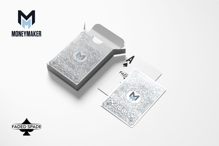 Chris Moneymaker playing cards Faded Spade