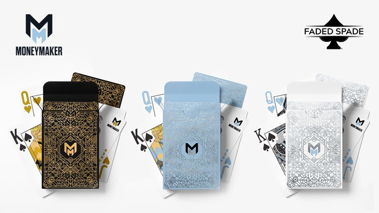 Chris Moneymaker playing cards Faded Spade