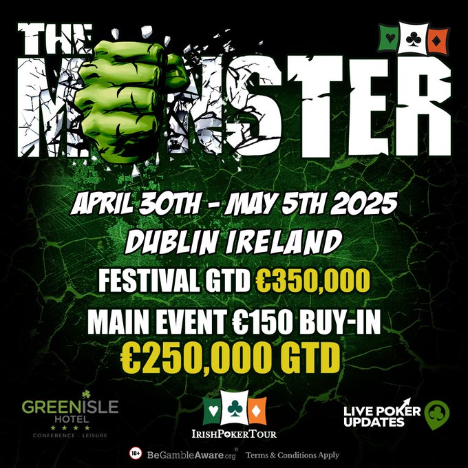 Irish Poker Tour Monster