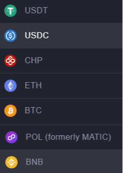 cryptocurrency options CoinPoker