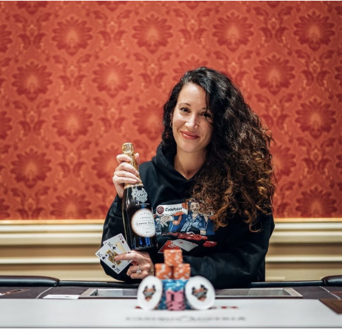 CoinPoker France ambassador Rosalie Petit