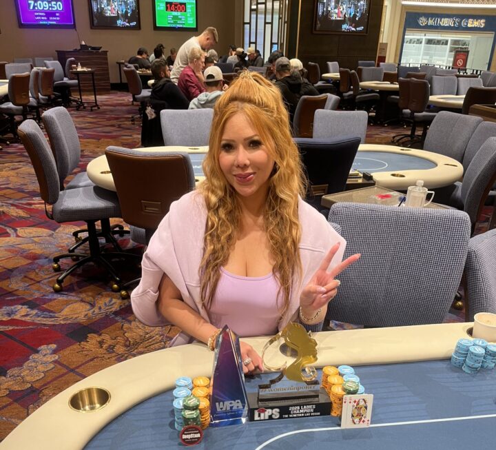 Vanessa Castro Winner Venetian $600 WPA 2025 Women's Week