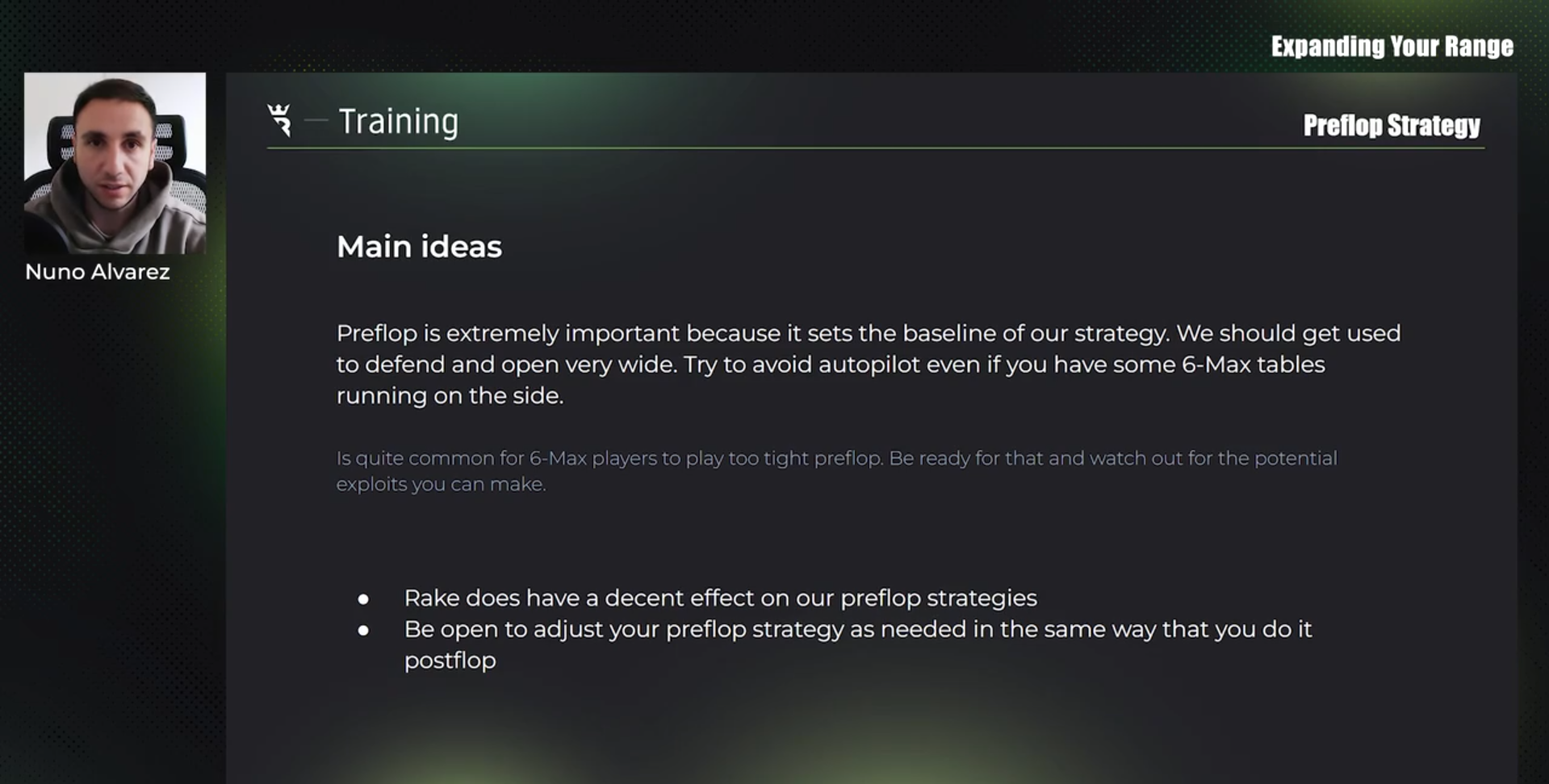Nuno Alvarez - Expanding Your Range